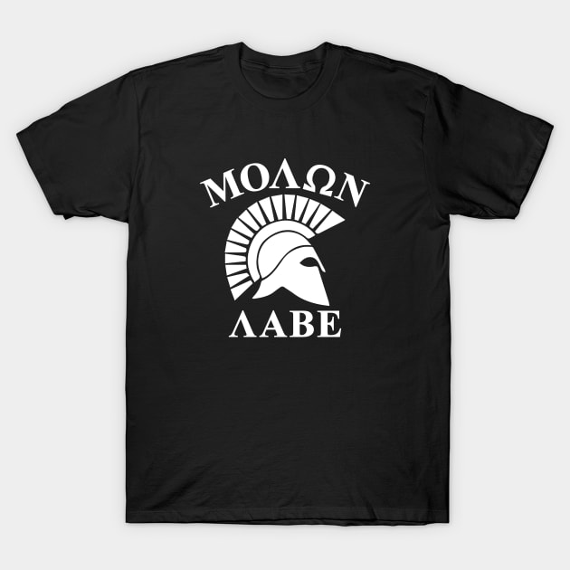 Mod.15 Molon Labe Greek Spartan T-Shirt by parashop